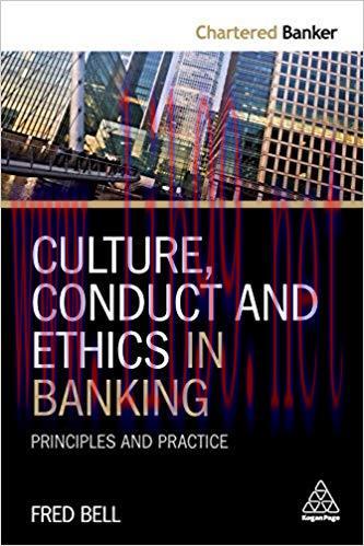 (PDF)Culture, Conduct and Ethics in Banking: Principles and Practice (Chartered Banker Series B...