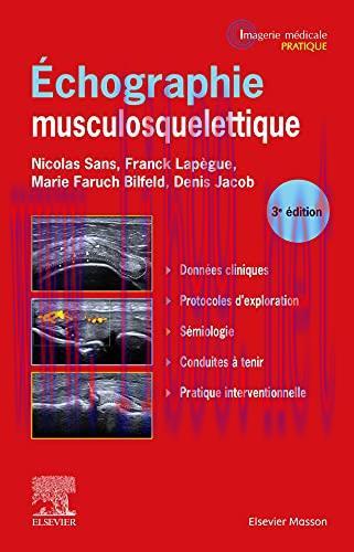 [AME]Echographie musculosquelettique, 3rd Edition (French Edition) (EPUB+Converted PDF)