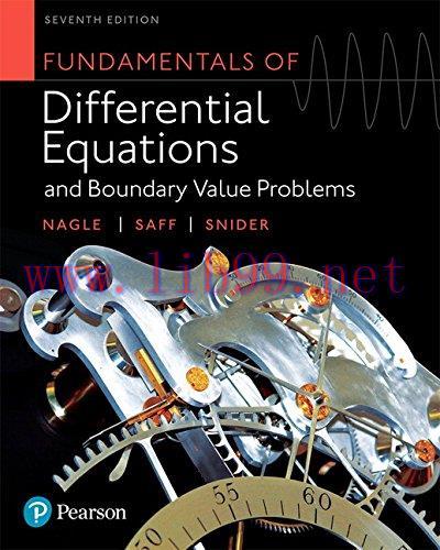 [FOX-Ebook]Fundamentals of Differential Equations and Boundary Value Problems, 7th Edition