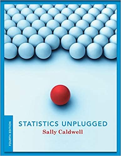 Statistics Unplugged 4th Edition [Sally Caldwell]