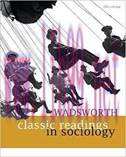 (PDF)Wadsworth Classic Readings in Sociology 5th Edition