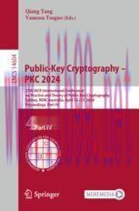 [PDF]Public-Key Cryptography &ndash; PKC 2024: 27th IACR International Conference on Practice and The...