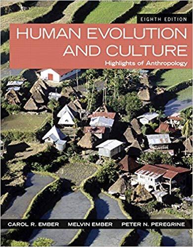(Test Bank)Human Evolution and Culture Highlights of Anthropology, 8th Edition.zip