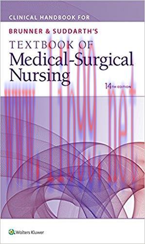 [AME]Clinical Handbook for Brunner & Suddarth's Textbook of Medical-Surgical Nursing, 14th Edit...