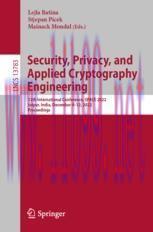 [PDF]Security, Privacy, and Applied Cryptography Engineering: 12th International Conference, SP...