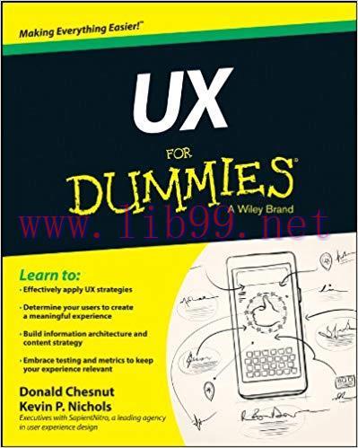 UX For Dummies 1st Edition,