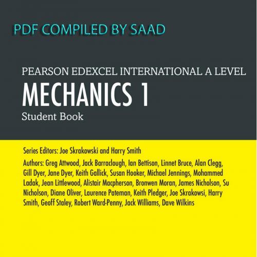 Edexcel International A Level Mathematics Mechanics 1 Student Book