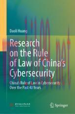 [PDF]Research on the Rule of Law of China&rsquo;s Cybersecurity: China&rsquo;s Rule of Law in Cybersecurity...