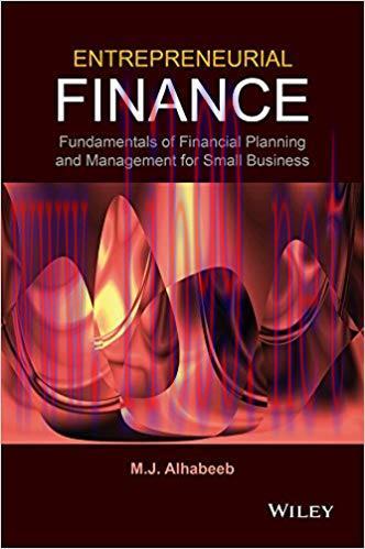 (PDF)Entrepreneurial Finance: Fundamentals of Financial Planning and Management for Small Busin...