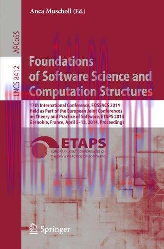 [FOX-Ebook]Foundations of Software Science and Computation Structures