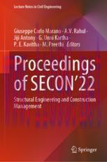 [PDF]Proceedings of SECON'22: Structural Engineering and Construction Management