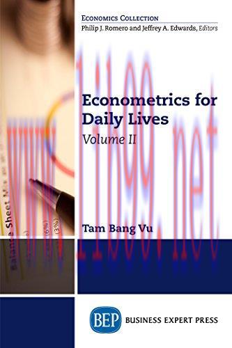 [PDF]Econometrics for Daily Lives, Volume II [Tam Bang Vu]