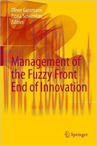 (PDF)Management of the Fuzzy Front End of Innovation 2014 Edition