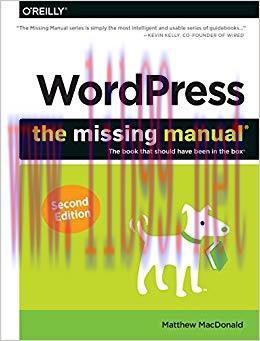 WordPress: The Missing Manual (Missing Manuals) 2nd Edition,