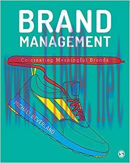 Brand Management: Co-creating Meaningful Brands 1st Edition,