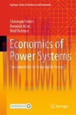 [PDF]Economics of Power Systems: Fundamentals for Sustainable Energy