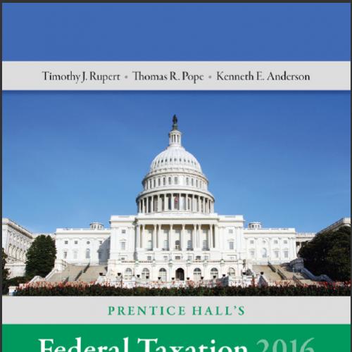 (Test Bank)Prentice Hall's Federal Taxation 2016 Comprehensive (29th Edition).rar