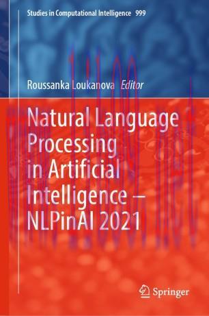 Natural Language Processing in Artificial Intelligence &mdash; NLPinAI 2021