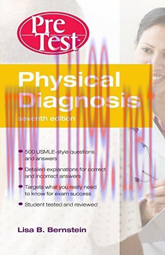 [AME]Physical Diagnosis PreTest Self Assessment and Review, Seventh Edition (EPUB)