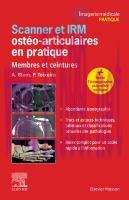 [PDF]Scanner et IRM Ost&eacute;o-Articulaires en Pratique