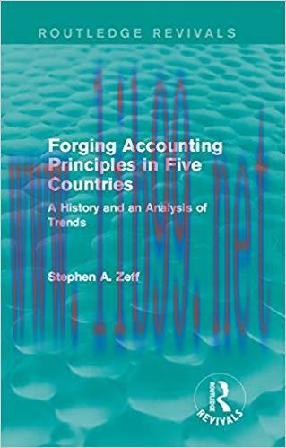 (PDF)Forging Accounting Principles in Five Countries: A History and an Analysis of Trends (Rout...