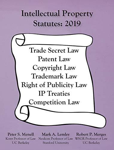(PDF)Intellectual Property Statutes 2019
