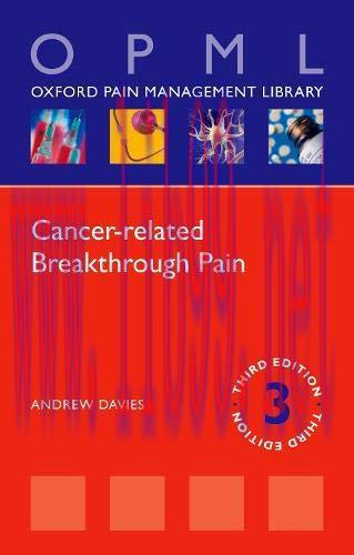 [AME]Cancer-related Breakthrough Pain (Oxford Pain Management Library), 3rd Edition (Original P...