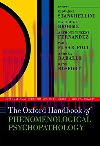 [AME]The Oxford Handbook of Phenomenological Psychopathology (International Perspectives in Phi...