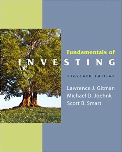 (Test Bank)Fundamentals of Investing 11th Edition by Smart.zip