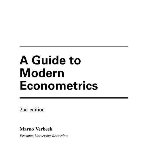 Guide to Modern Econometrics, A - Wei Zhi