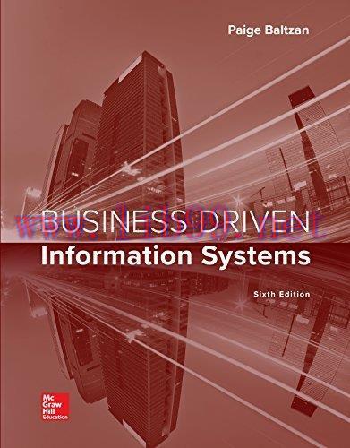 [FOX-Ebook]Business Driven Information Systems, 6th Edition