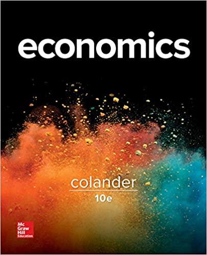 Economics 10th Edition [David Colander]