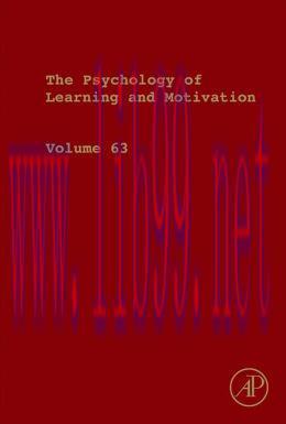 [AME]The Psychology of Learning and Motivation, Volume 63