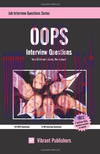 [FOX-Ebook]OOPS Interview Questions You'll Most Likely Be Asked
