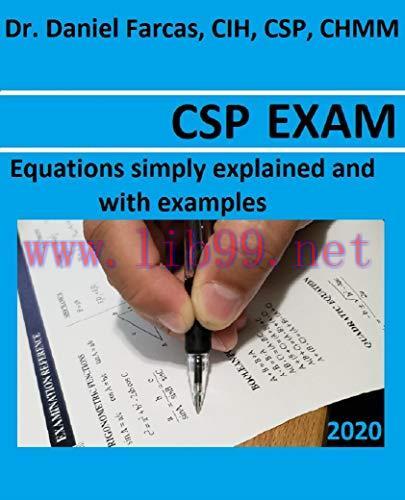 (PDF)CSP EXAM Equations simply explained and with examples: Certified Safety Professional (The ...
