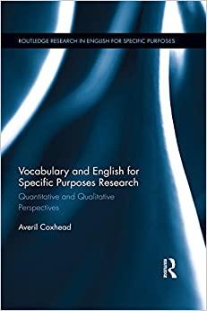 (PDF)Vocabulary and English for Specific Purposes Research Quantitative and Qualitative Perspec...