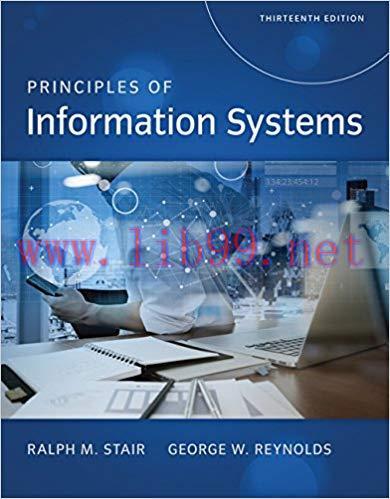 Principles of Information Systems 13th Edition,