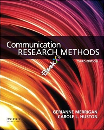 Communication Research Methods 3rd Edition