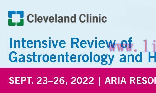 [AME]Cleveland Clinic Intensive Review of Gastroenterology and Hepatology 2022 (CME VIDEOS)