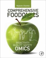 Comprehensive Foodomics Reference Work 2021-Editor-in-Chief: Alejandro Cifuentes