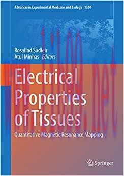 [AME]Electrical Properties of Tissues: Quantitative Magnetic Resonance Mapping (Advances in Exp...