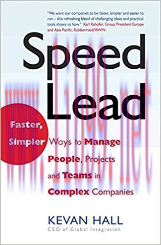 (PDF)Speed Lead: Faster, Simpler Ways to Manage People, Projects and Teams in Complex Companies