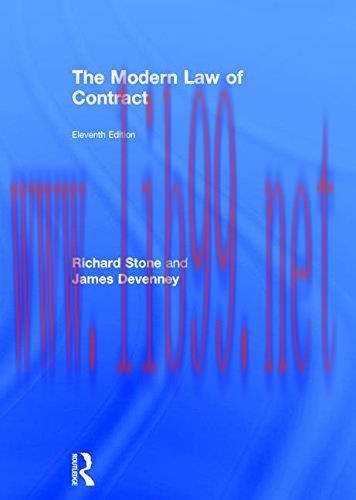 [FOX-Ebook]The Modern Law of Contract, 11th Edition