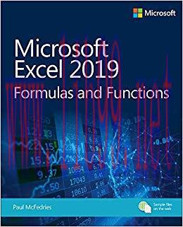 Microsoft Excel 2019 Formulas and Functions (Business Skills) 1st Edition,