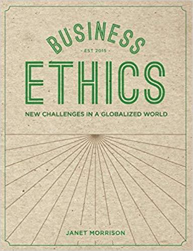 Business Ethics New Challenges in a Globalised World