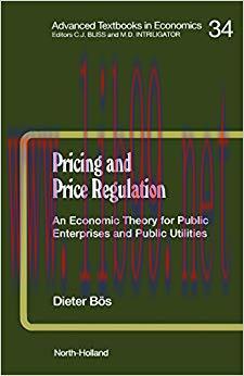(PDF)Pricing and Price Regulation: An Economic Theory for Public Enterprises and Public Utiliti...