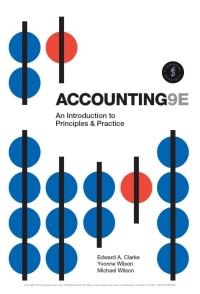 Accounting An Introduction to Principles and Practice, 9th Australian Edition [Edward Clarke]
