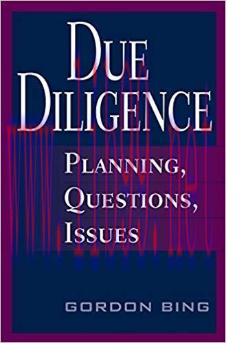 (PDF)Due Diligence: Planning, Questions, Issues