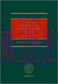 (PDF)The Law of Private Investment Funds