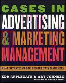 (PDF)Cases in Advertising and Marketing Management: Real Situations for Tomorrow&rsquo;s Managers